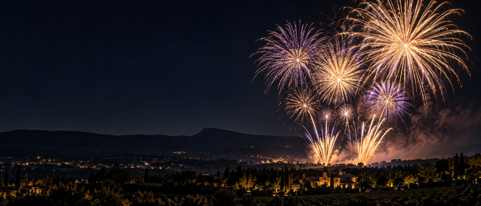 Feu d’artifice sur mesure réalisé par Boomaya Pyro